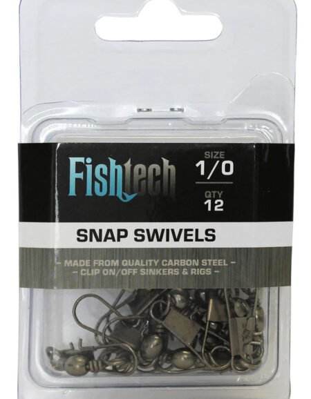 Fishtech  Snap Swivels 1/0  (12 per pack)