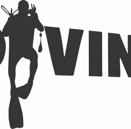 Scuba Diving Decal NZ Made    #001#