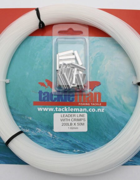 200lb Nylon Leader X 50M with crimps