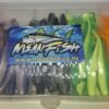 Meanfish 7cm Soft Bait – Value Pack of 100 + FREE Tackle Box
