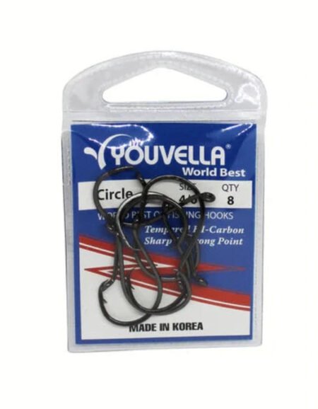 Youvella Circle Hooks 4/0 (8 PER PACK)