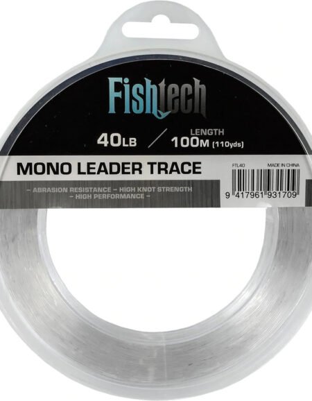 Leader - Hi Tensile Leader Line- 40lb 100m Fishtech