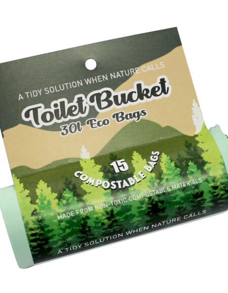 Toilet Bucket Eco Bag Roll ( 15 bags per roll )