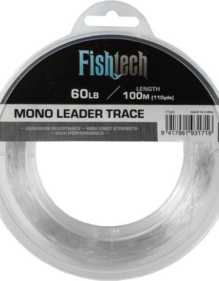 Leader - Hi Tensile Leader Line- 60lb 100m Fishtech