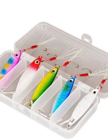 5pc Tackle Pack 15gm lures for Trout Salmon Kahawai