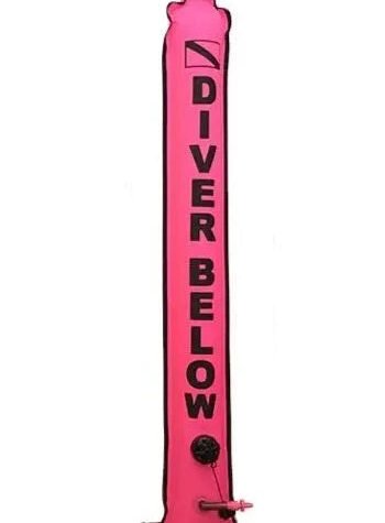 Dive Safety 120cm Surface Marker Buoy Pink