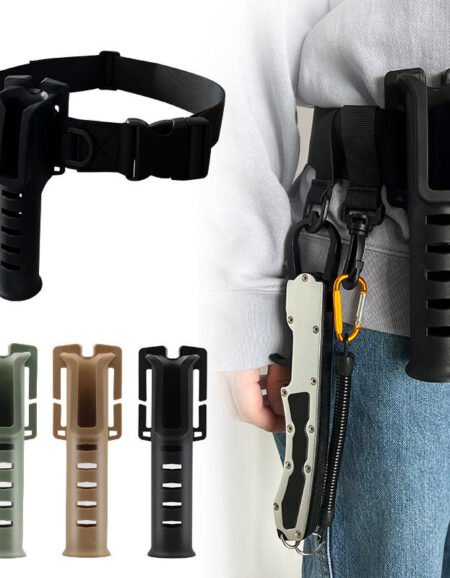 Adjustable Fishing Waist Belt  with Rod Holder