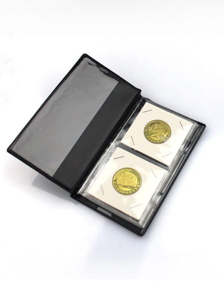 12 Cardboard Coin Holder Album with 6 pages