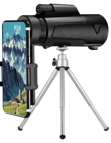 HD High Powered BAK4 Prism 12X50 Monocular Telescope for Smartphone