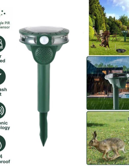 Cat and Bird Repeller Ultrasonic Outdoor / Solar Powered
