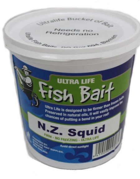 Ultralife Squid 1 Litre Pot Salted Bait