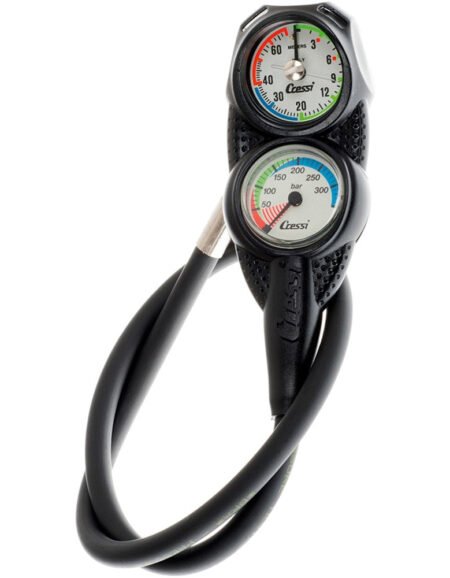 Cressi Mini Console 2 Depth/Pressure Gauge Bar