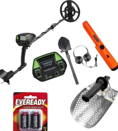GoldWhisper Professional Metal Detector Complete Kit