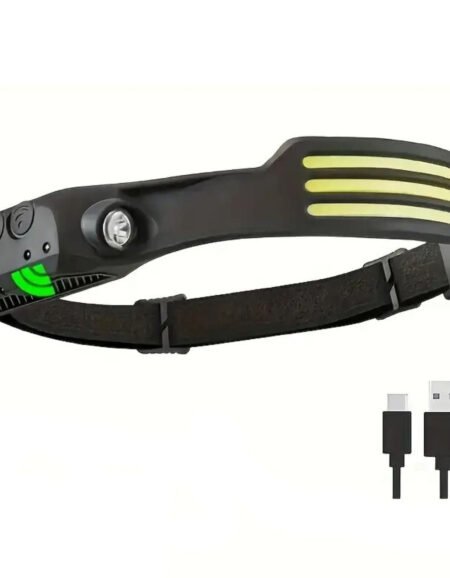 LED Multi-Function Headlamp - USB Rechargeable - 1200mAh