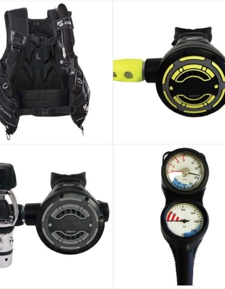 Atlantis BCD, Regulator, Gauges Package 1 with 12 litre steel tank  12L