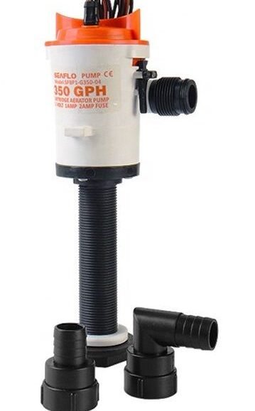 Live Bait Tank Pump 350 GPH 12V