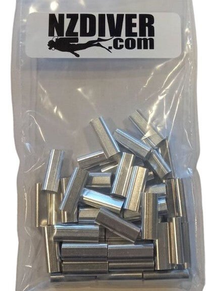 Aluminum Sleeves 2.3mm Crimp  PKT 50