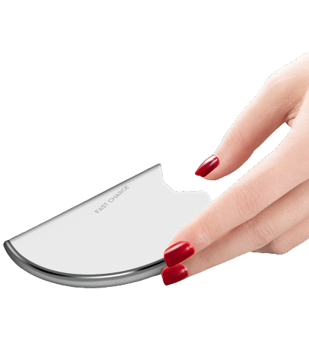 15w Fast Wireless Phone  Charger Pad for iPhone or Samsung  - Silver