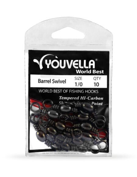Youvella Barrel Swivel #1/0 (10 per pack)