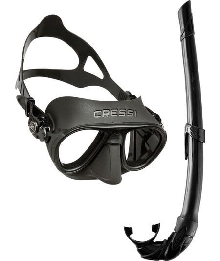 Calibro Mask & Snokel Set Black
